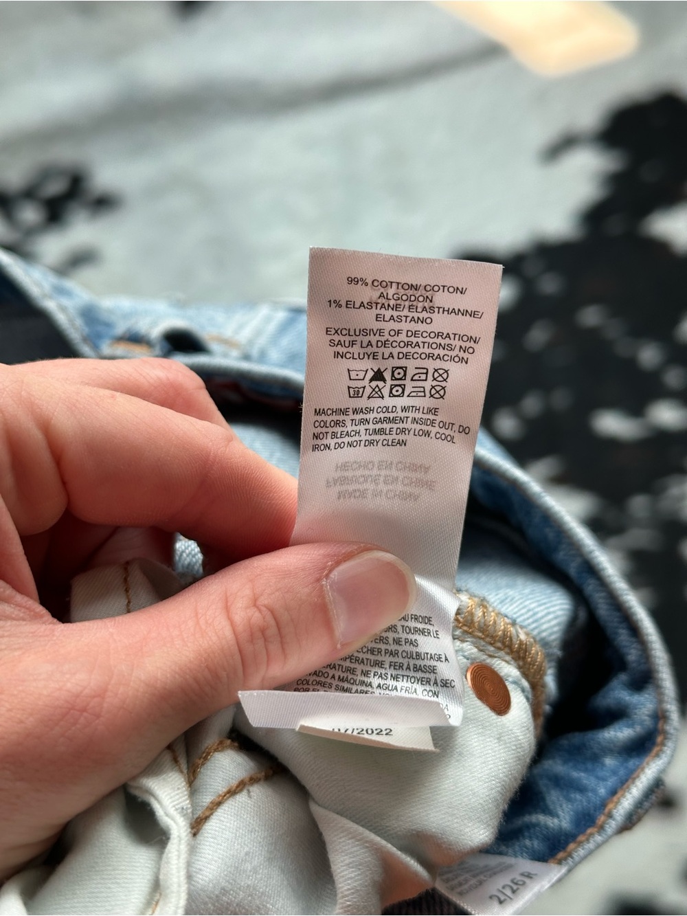 Lucky Brand Patchwork Light Wash Denim Jeans - Picture 9 of 9